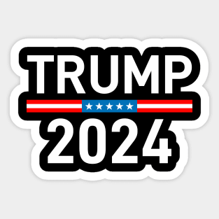 Trump 2024 For President Sticker